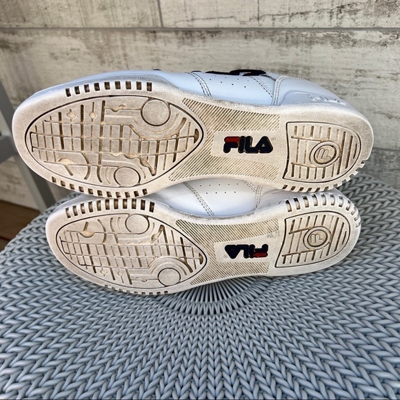 Fila White Leather Sneakers - Picture 6 of 9